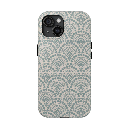 Iphone Case Teal Pattern